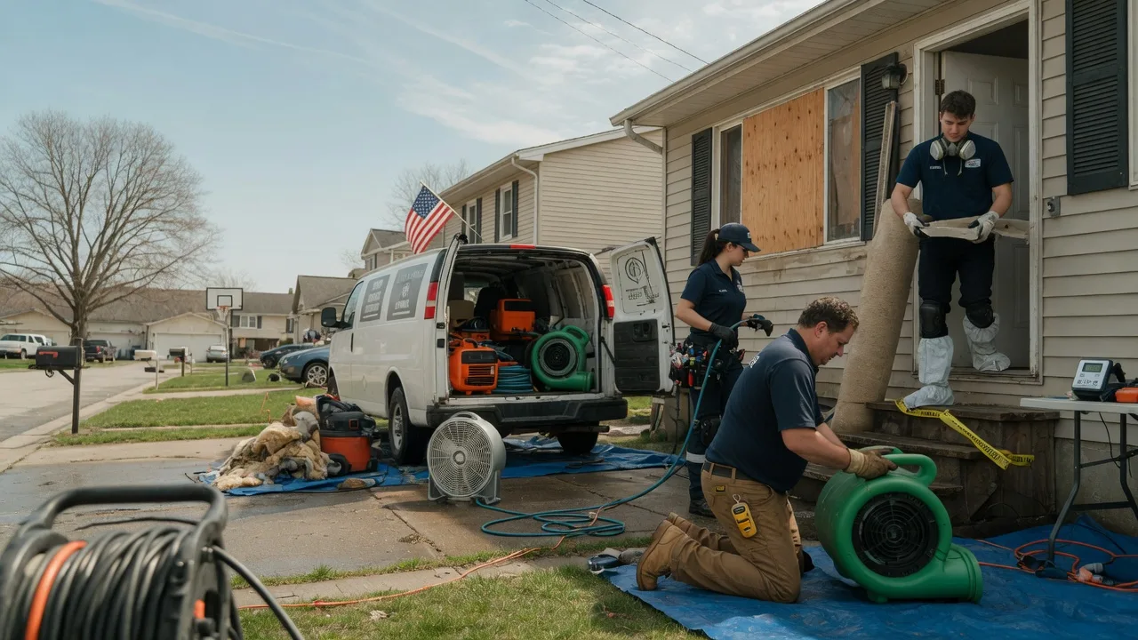 Water Damage Restoration in Juda, WI near me
